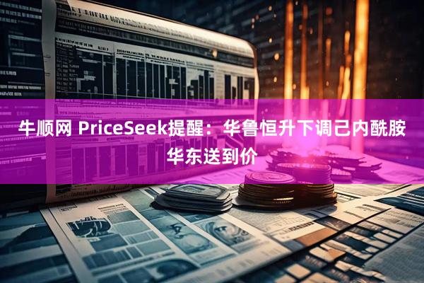 牛顺网 PriceSeek提醒：华鲁恒升下调己内酰胺华东送到价